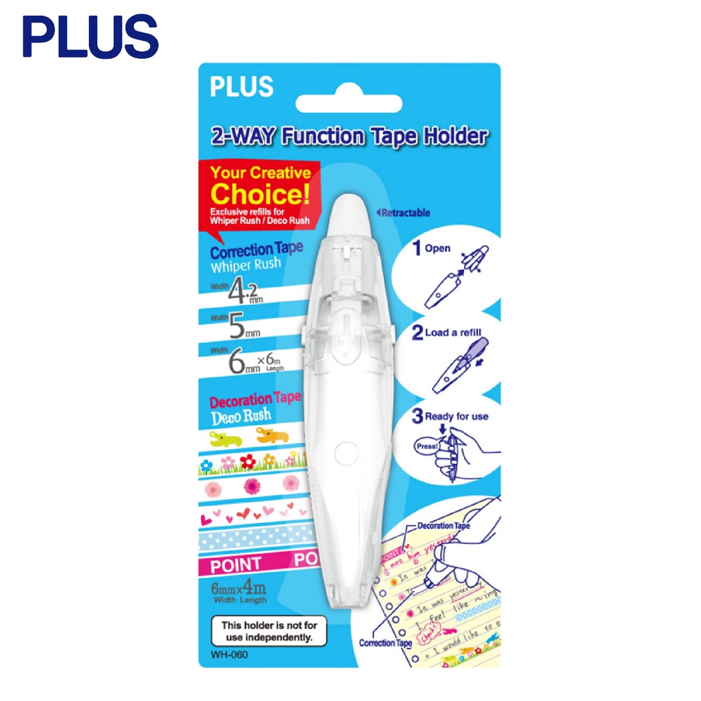 【PLUS】Two Way Function Tape Holder WH060 Shopee Malaysia