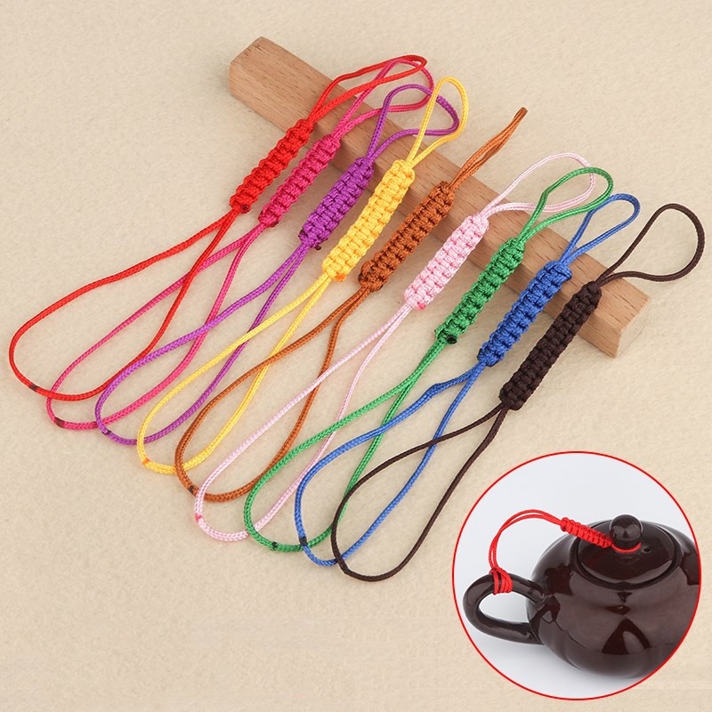 Tie Teapot Lid Rope Purple Clay Pot Rope Tea Ceremony Accessories Small