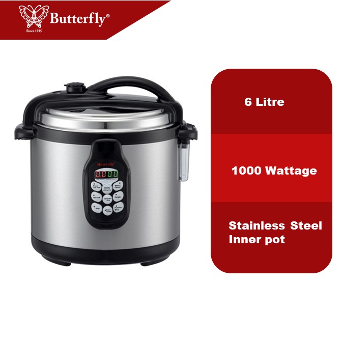 Butterfly Electric Pressure Cooker 6L BPC5069 Shopee Malaysia