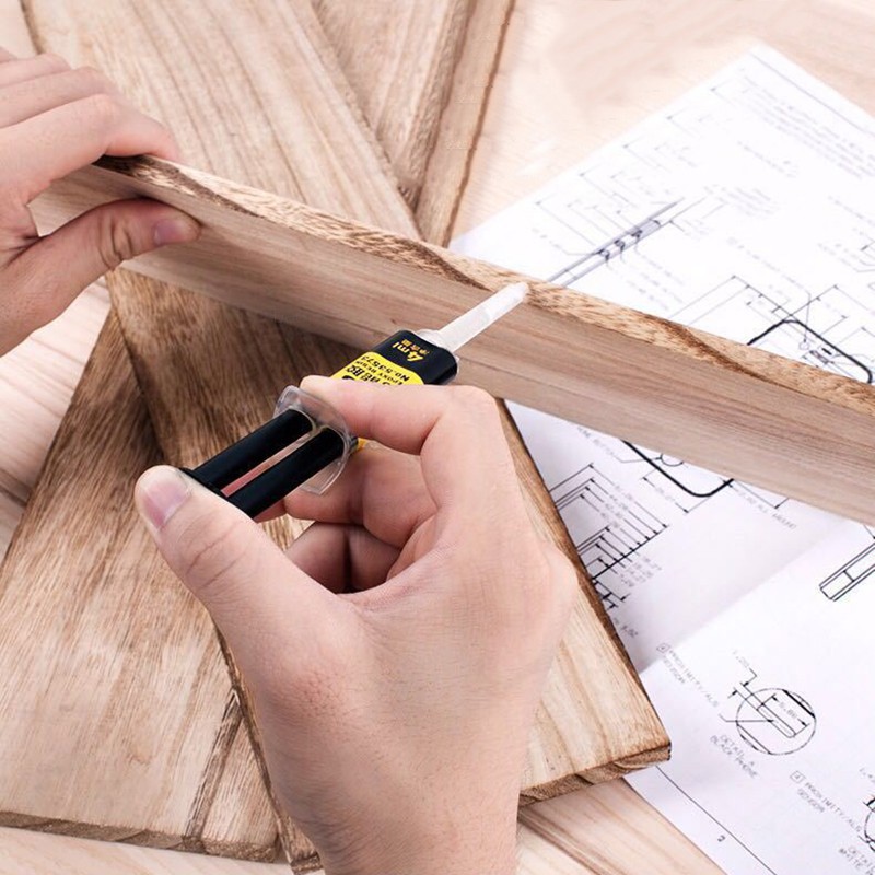 baomy New 4ml Universal Epoxy Resin AB Glue Strong Adhesive Repair