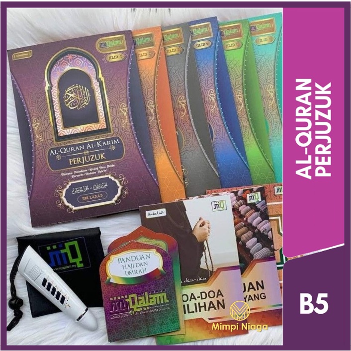 AL QURAN DIGITAL MY QALAM PER JUZUK DENGAN SMART PEN READER SAIZ B5