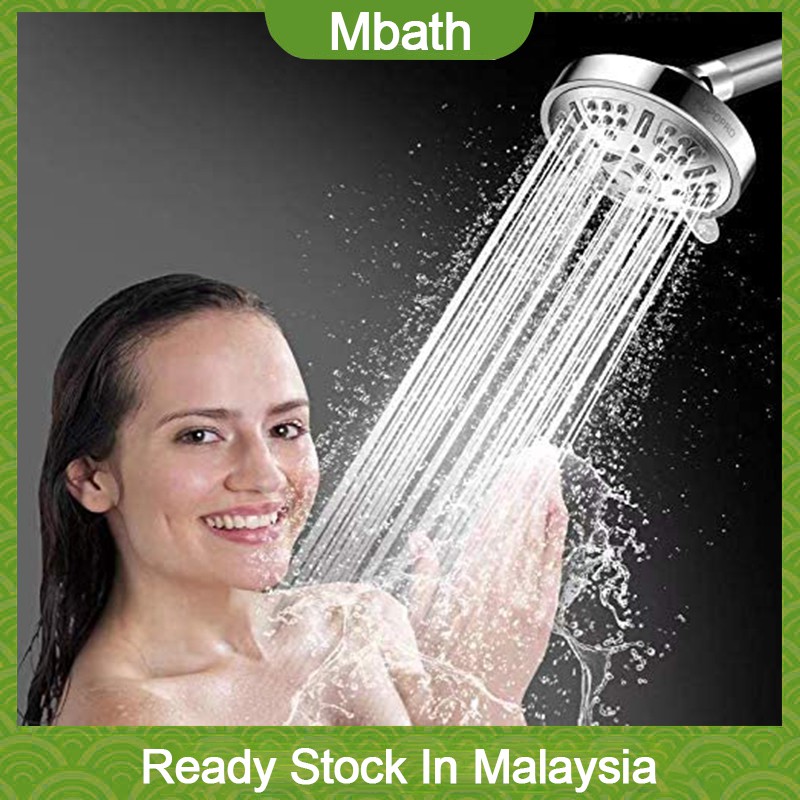 High Pressure Handheld Shower Head with Powerful Shower Spray against