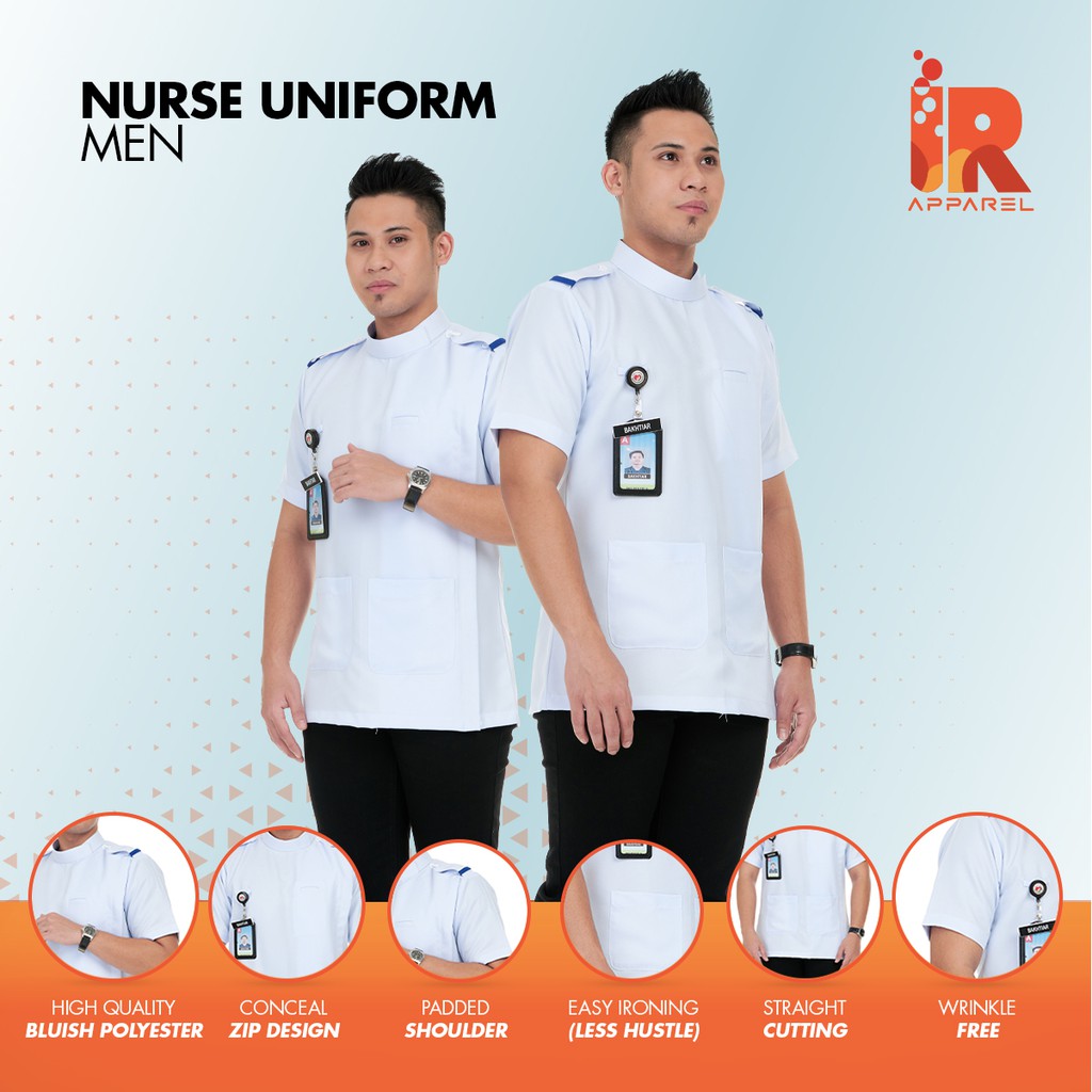 [ MALE ] NURSE UNIFORM / UNIFORM NURSE LELAKI Shopee Malaysia