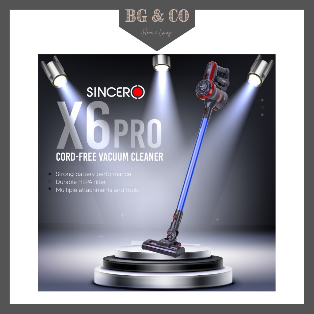BG&CO SINCERO Cordless Vacuum Cleaner Electrical Handstick Cyclone