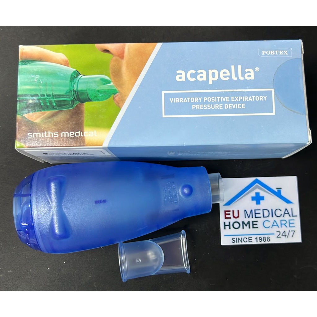 Acapella DH (Green)/DM (Blue) Vibratory Pep Device Chest Physical Therapy Protex Acapella