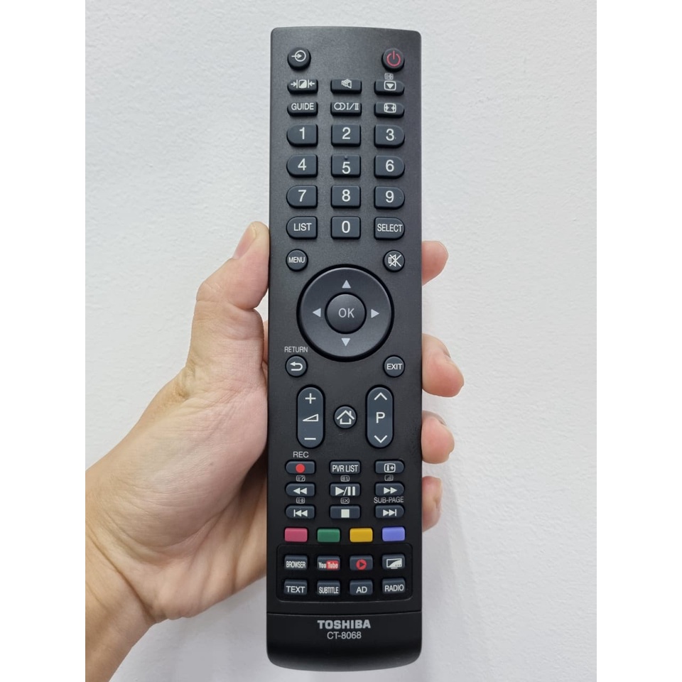 (Original) Toshiba Led Tv Remote Control CT8068 CT8067 CT8513 Also