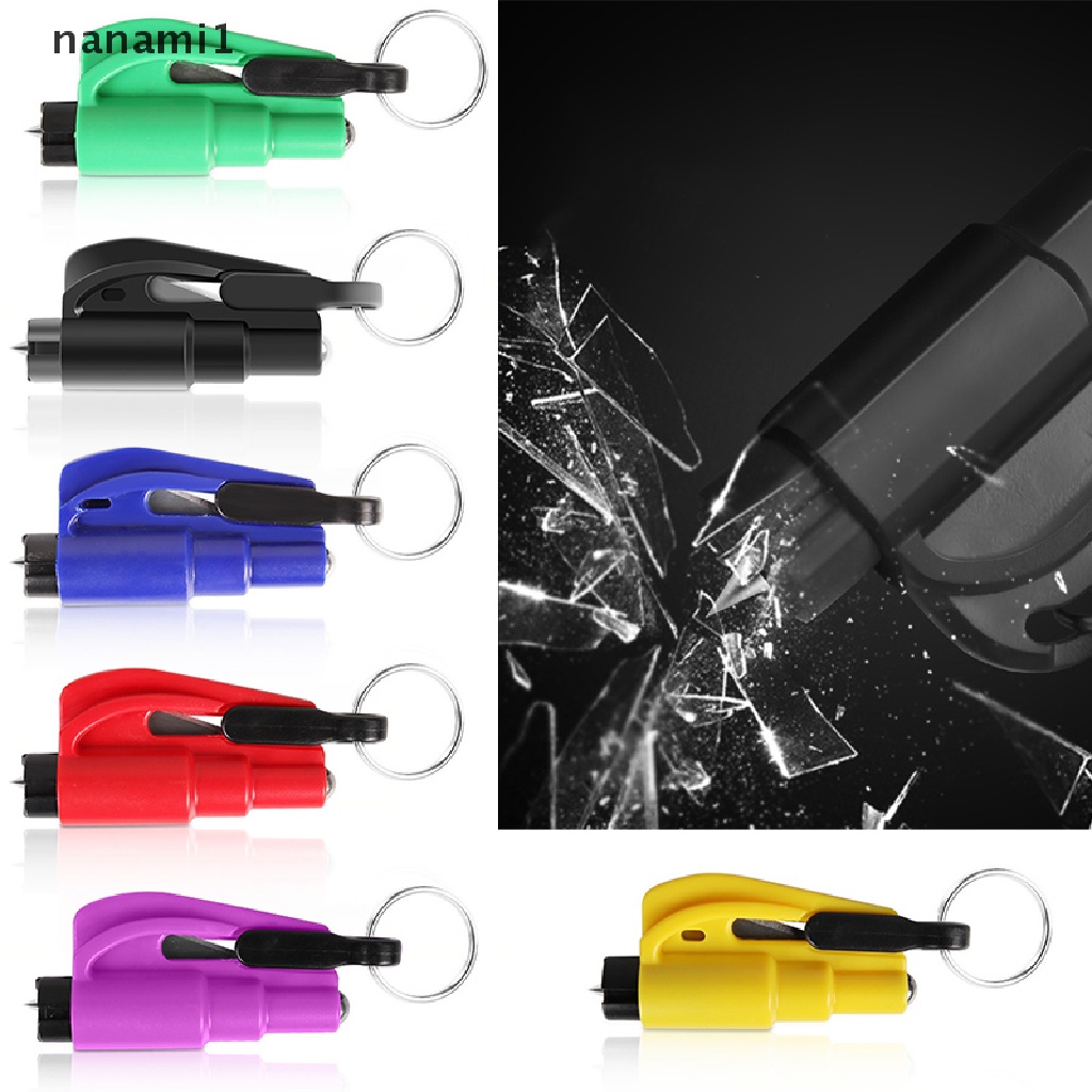 [nanami1] 1pcs Car Safety Hammer Spring Type Escape Hammer Window