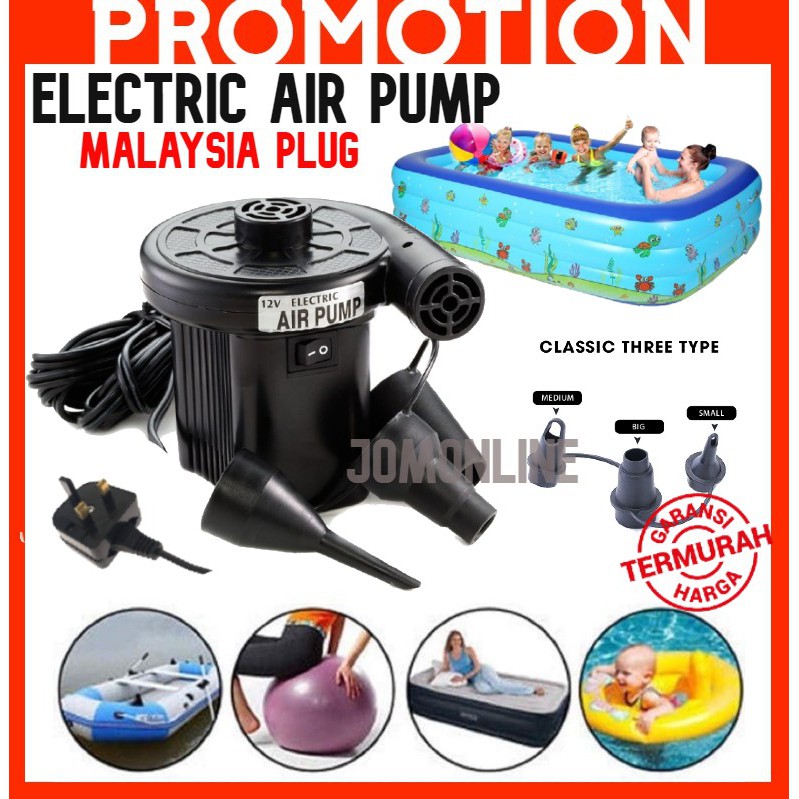 SHIP FROM KL Electrical Air Pump (Malaysia plug) For Inflatable