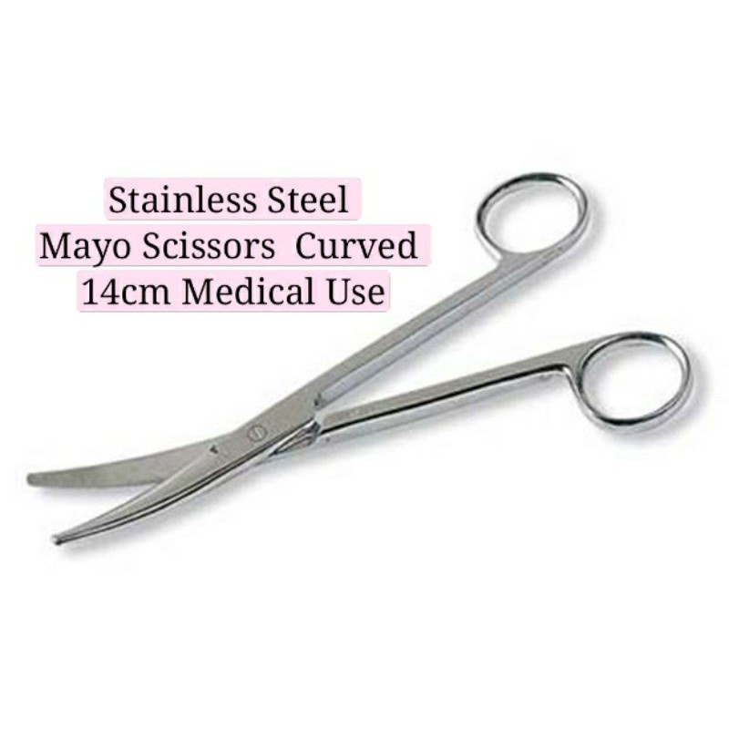 14 cm / 16cm Stainless Steel Surgical BEND HEAD CURVE TIP SCISSORS