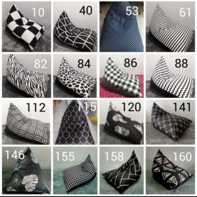 Adult Medium bean bag (Fill In Home) Shopee Malaysia