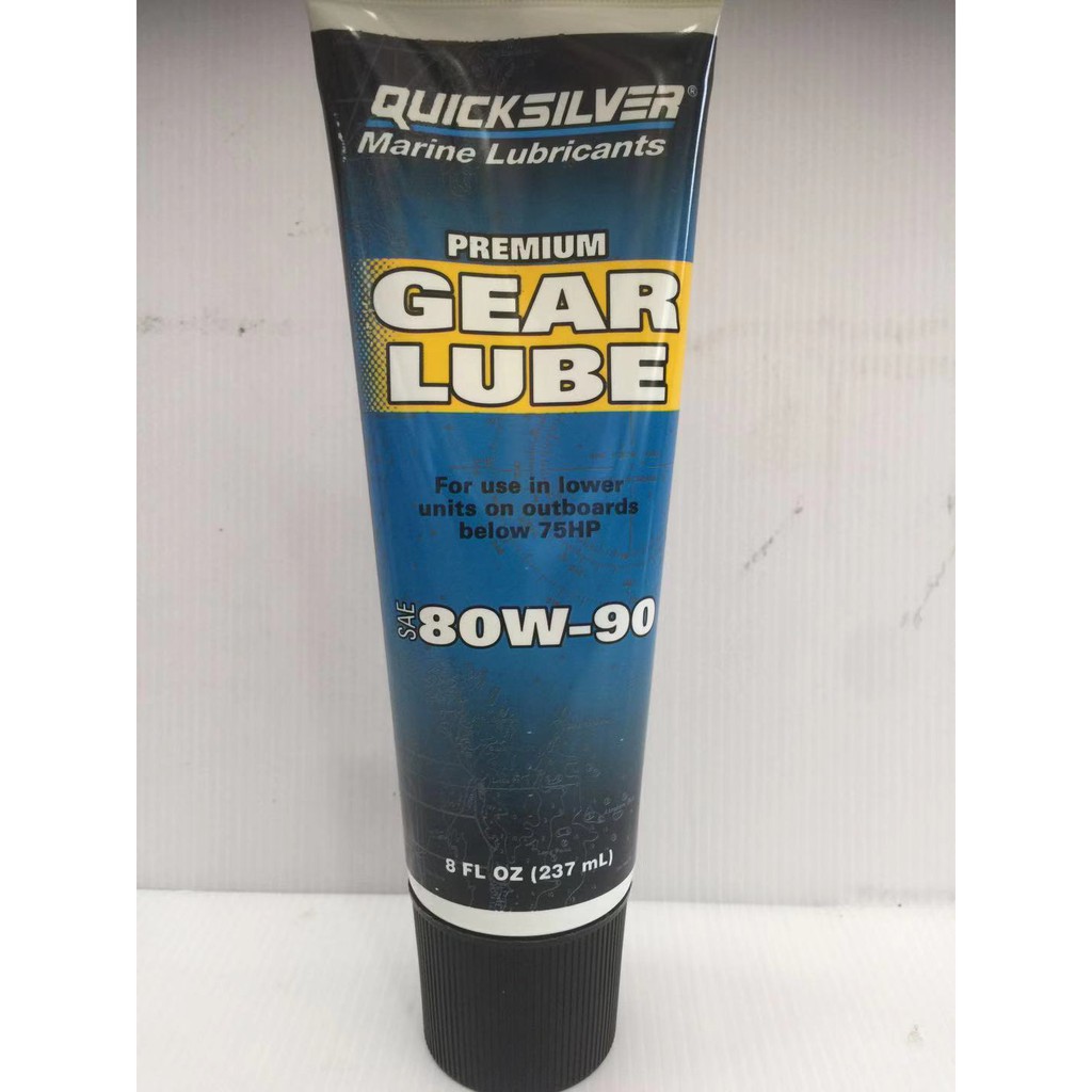 Quicksilver Premium Gear Lube SAE 80W90 Outboard 75HP Mercury Marine