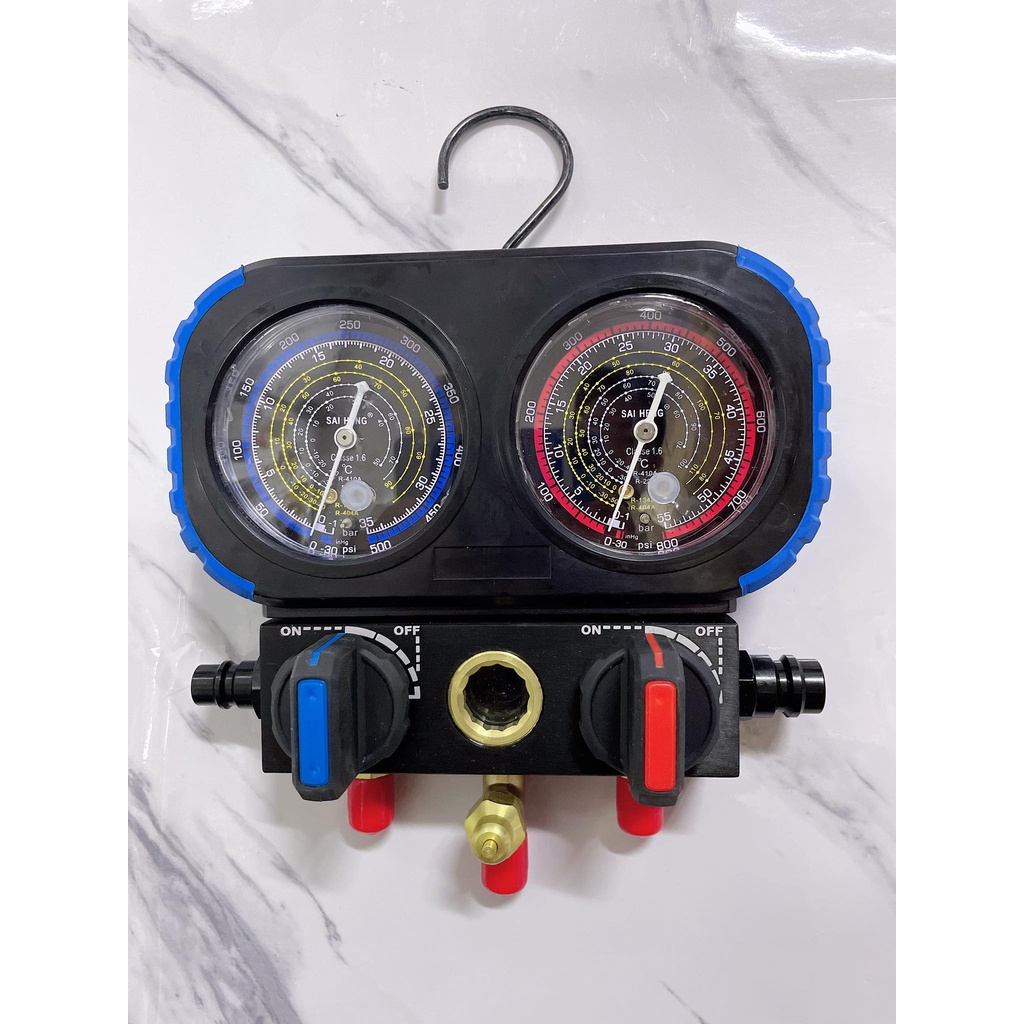 gas meter double high classic Injap bola checking pressure compressor