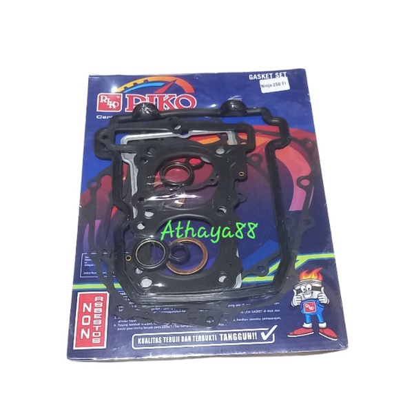Black Gasket and Head Seal Full Set for Kawasaki Ninja 250 FI Shopee