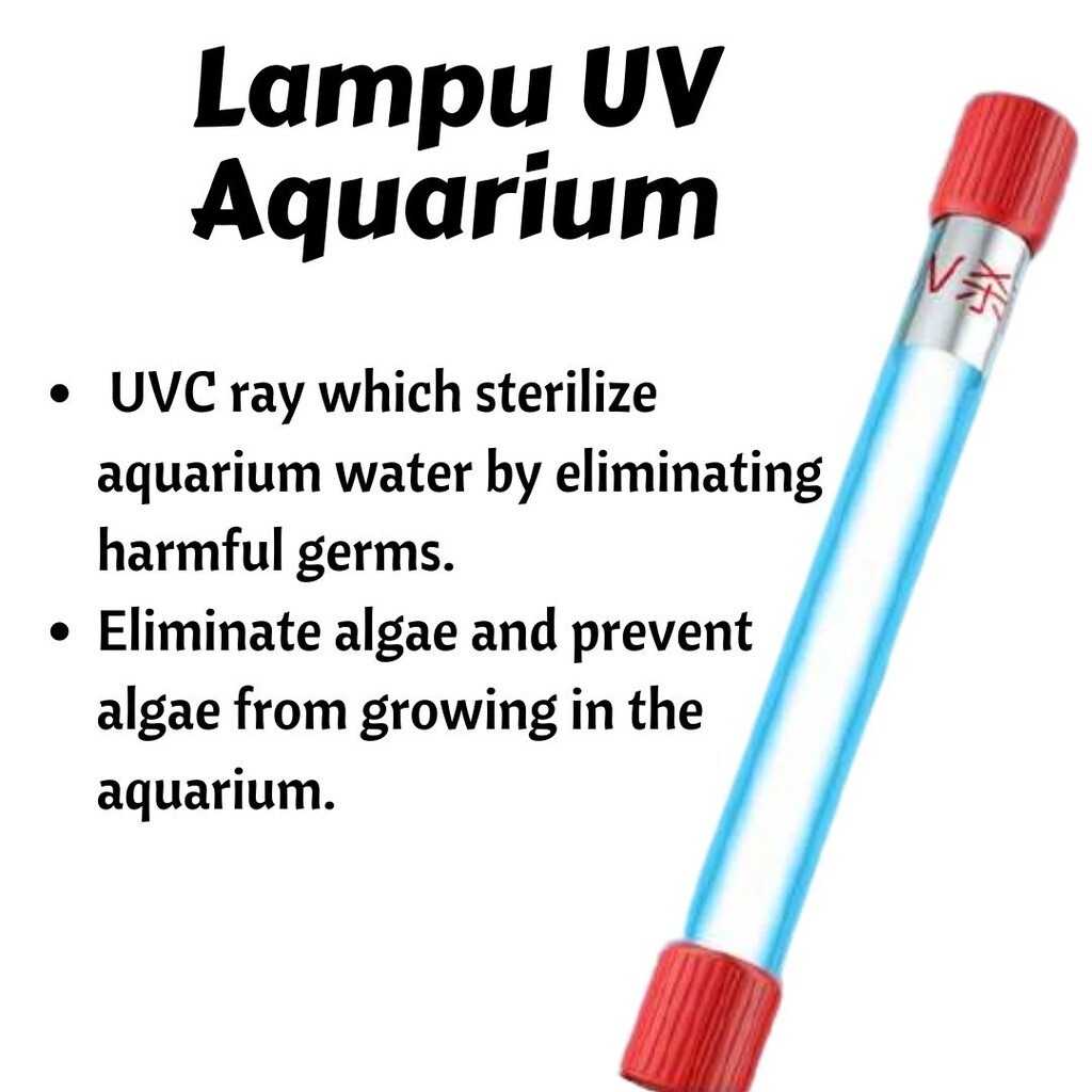 Qian Yu Aquarium UVC Sterilizer Submersible UV Light For Fish Tank
