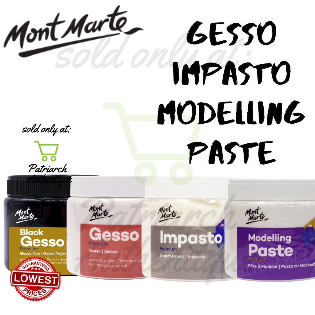 [Gesso/Impasto/Modelling Paste]Black Gesso Premium Gesso Impasto