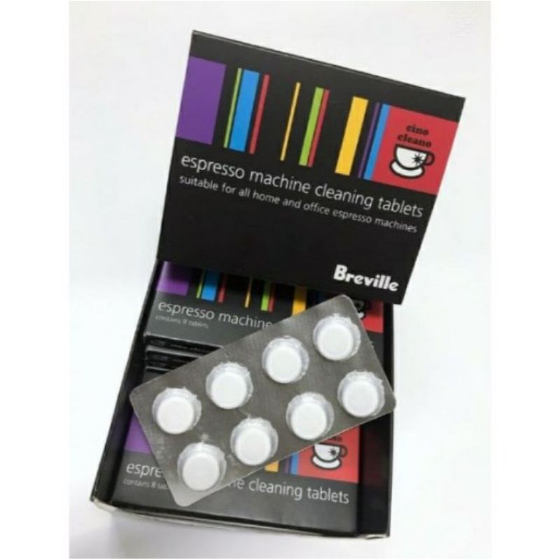 Breville original espresso cleaning tablet BEC250 8 tablets Shopee