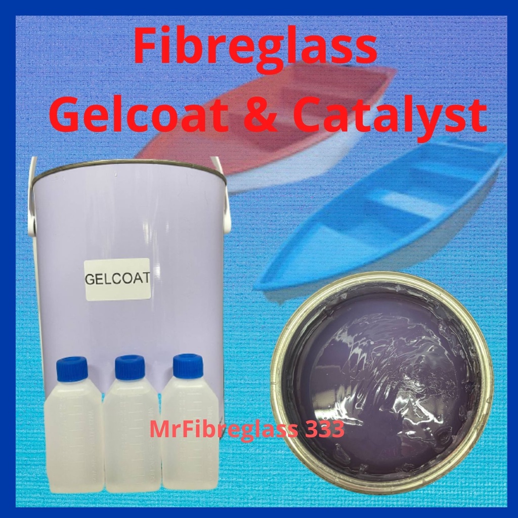 Fibreglass Gelcoat / Gelcoat Fiber Bot / Gelcoat Fibreglass 5kg