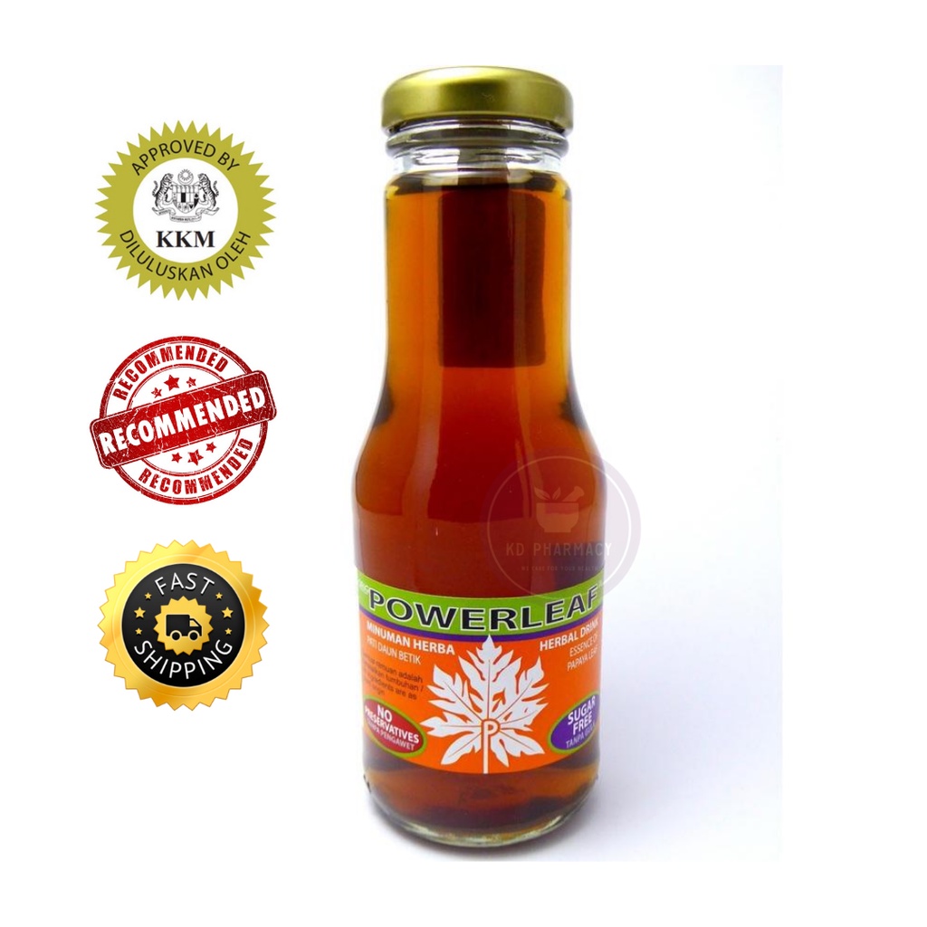 Powerleaf Botanical Beverage Papaya leaf extract 250ml / Papaya juice