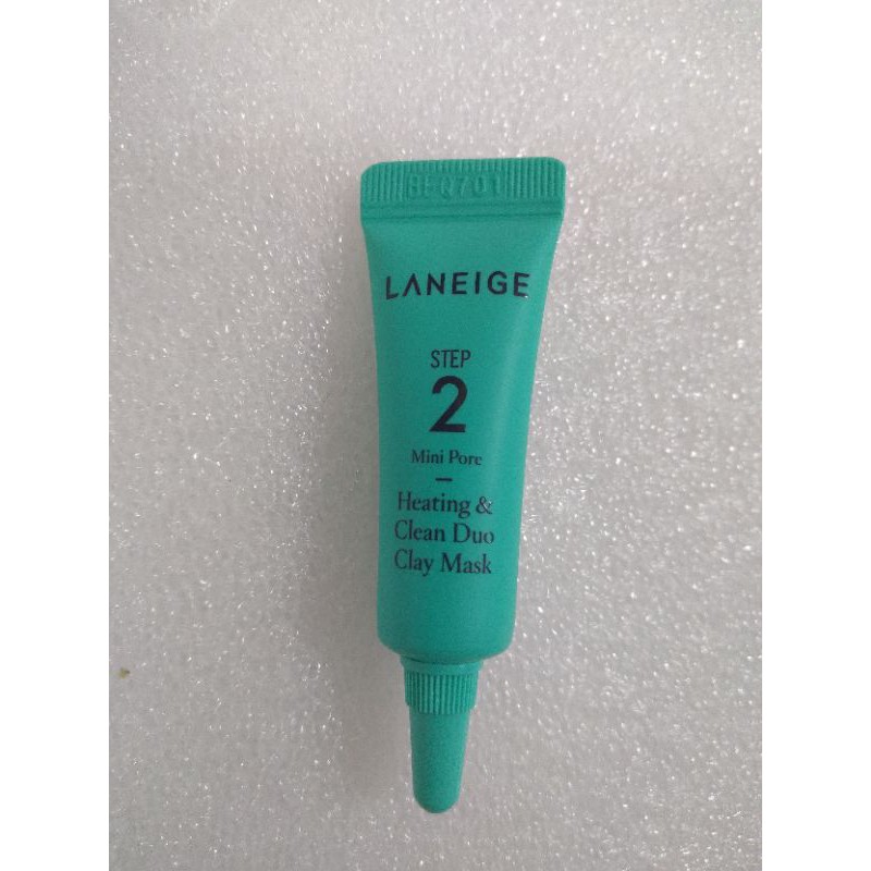 laneige step 2 mini pore heating & clean duo clay mask 3ml Shopee