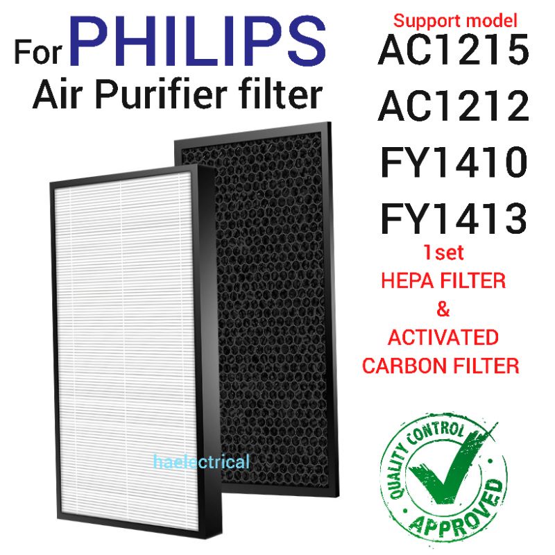 Philips Air Purifiers replacement filter AC1215 AC1212 FY1410 FY1413