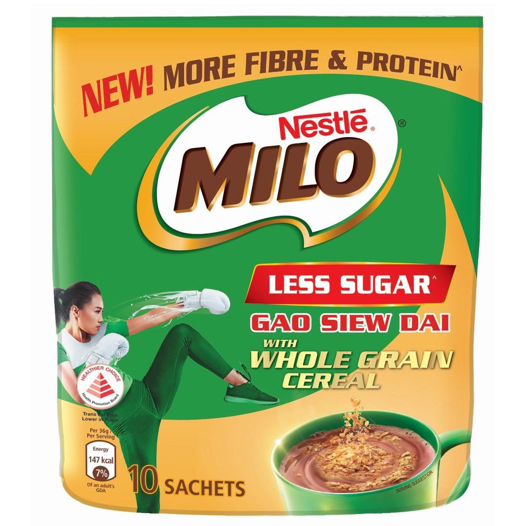 Milo Singapore Cereal Gao Siew Dai Milo Gao Siew Dai with Whole Grain
