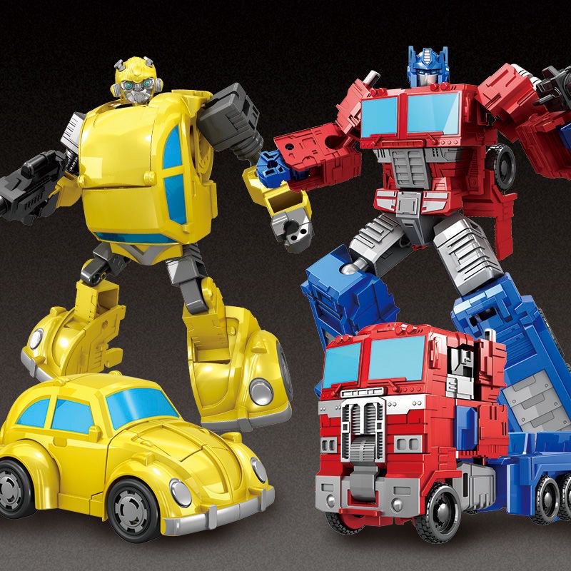 2in1 Big Transformer Robot Toy Deformation Transportation Rescue Team