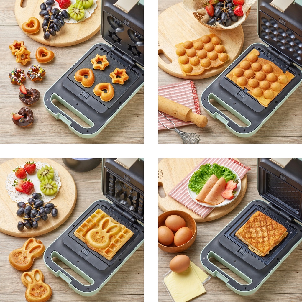 MIND 4in1 Sandwich & Waffle Maker PFOA & PTFE Free (SIRIM Certified