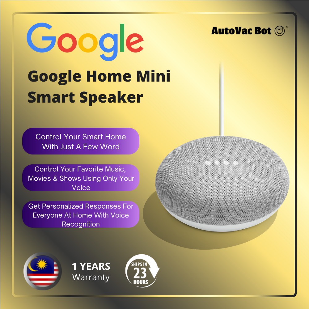 Google Home Mini Smart Speaker & Home Assistant Shopee Malaysia