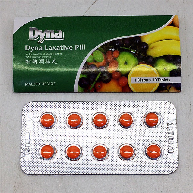 DYNA LAXATIVE PILL 1 strip (10 tablets) Shopee Malaysia