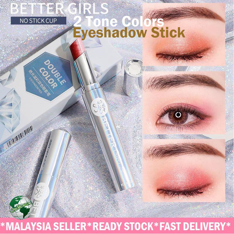 KAXIER Velvet 2 Tone Eyeshadow stick Gradient Effect Eyeshadow Bar