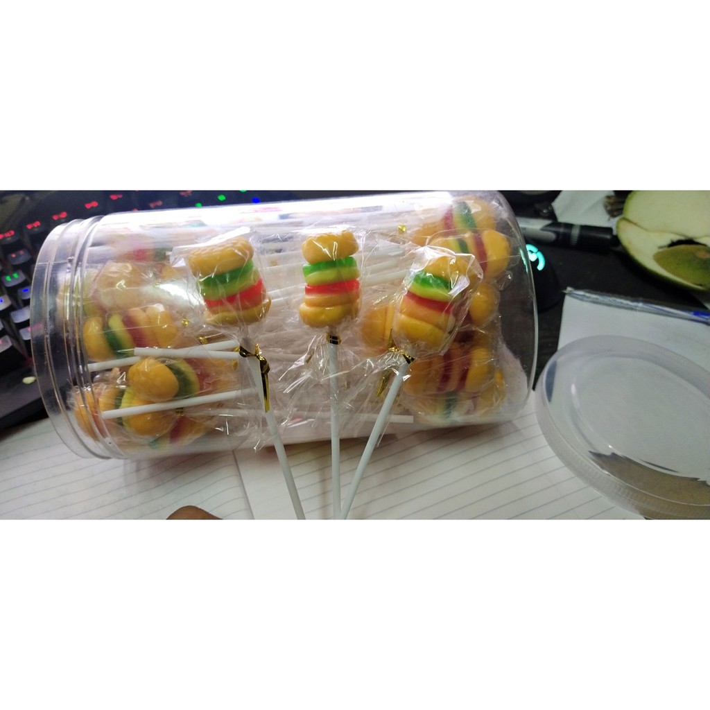 Hamburger marshmallow (50c) Shopee Malaysia