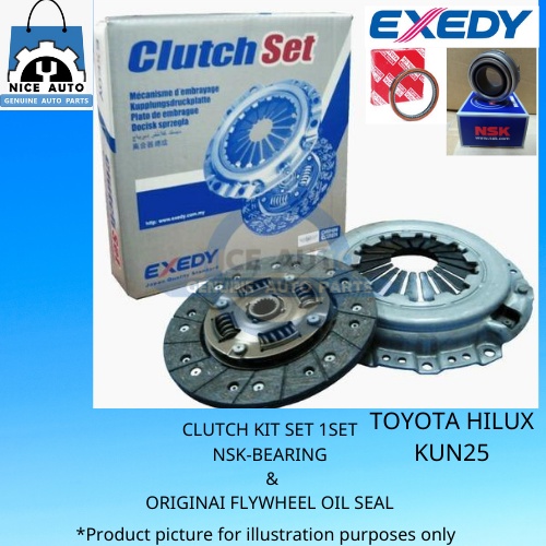 TOYOTA HILUX VIGO KUN25 / HIACE KDH200 CLUTCH KIT SET & NSKBEARING