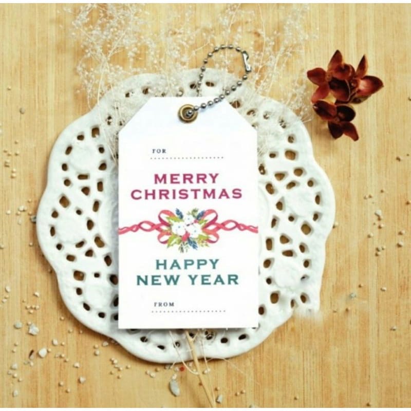 Hang Tag Greeting Card Delivery Card Merry Christmas Happy New Year
