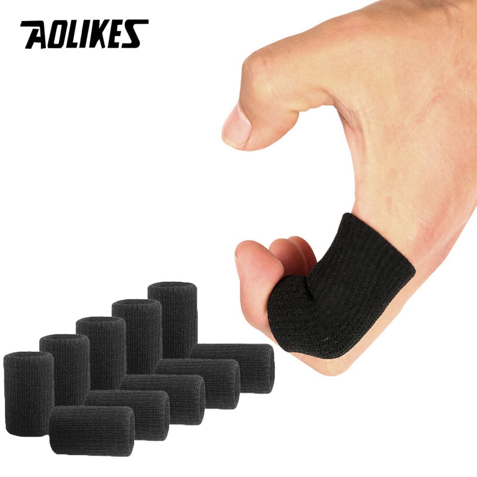 Aolikes Gym Breathable Elastic Finger Sleeve Tape (10 Pcs) Shopee