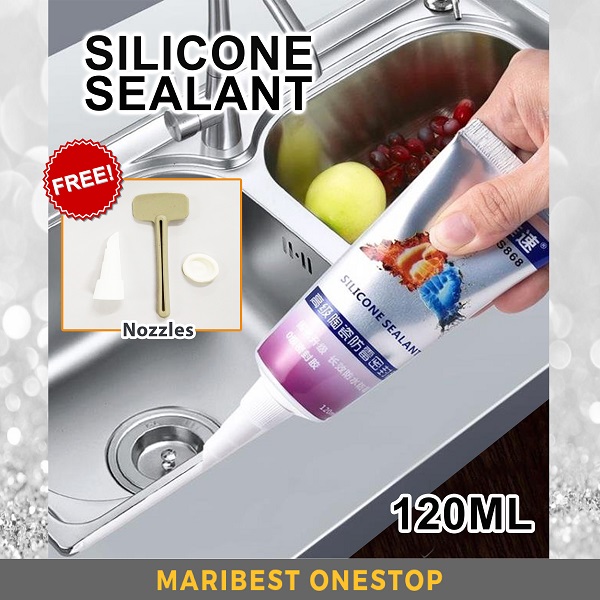 120ML WS868 Silicone Sealant Kitchen Sink Waterproof AntiFungal Anti