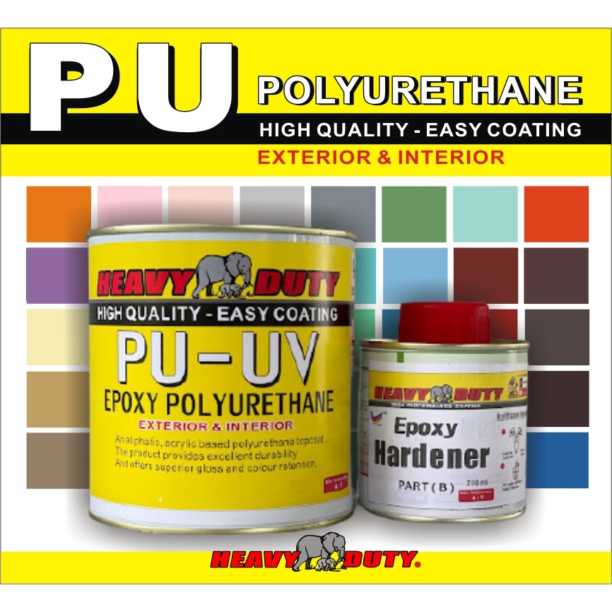 5L PU POLYURETHANE / UV / HIGH QUALITY EASY COATING / EXTERIOR