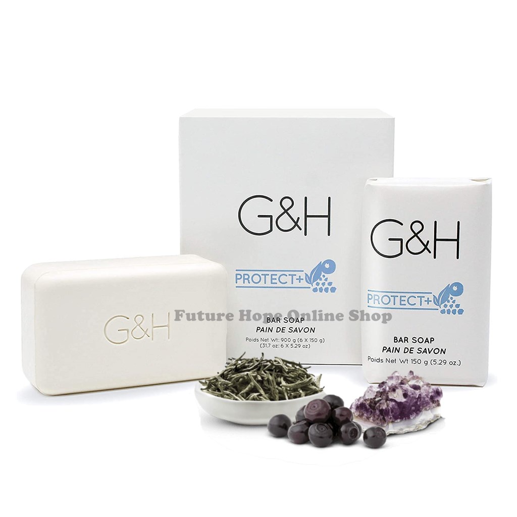 Amway G&H G H PROTECT+ Bar Soap 150g x 6 paper wrap with water stain
