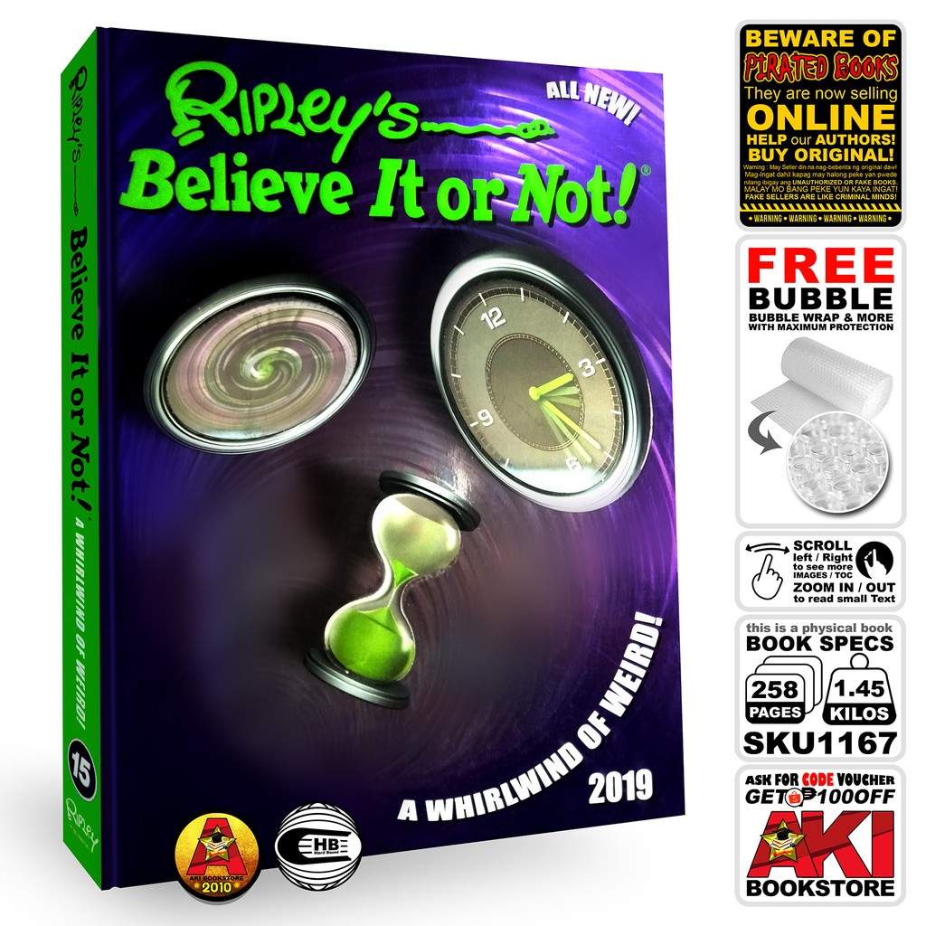 AUTHENTIC Ripley's All New Believe It or Not! 2019 A Whirlwind of Weird