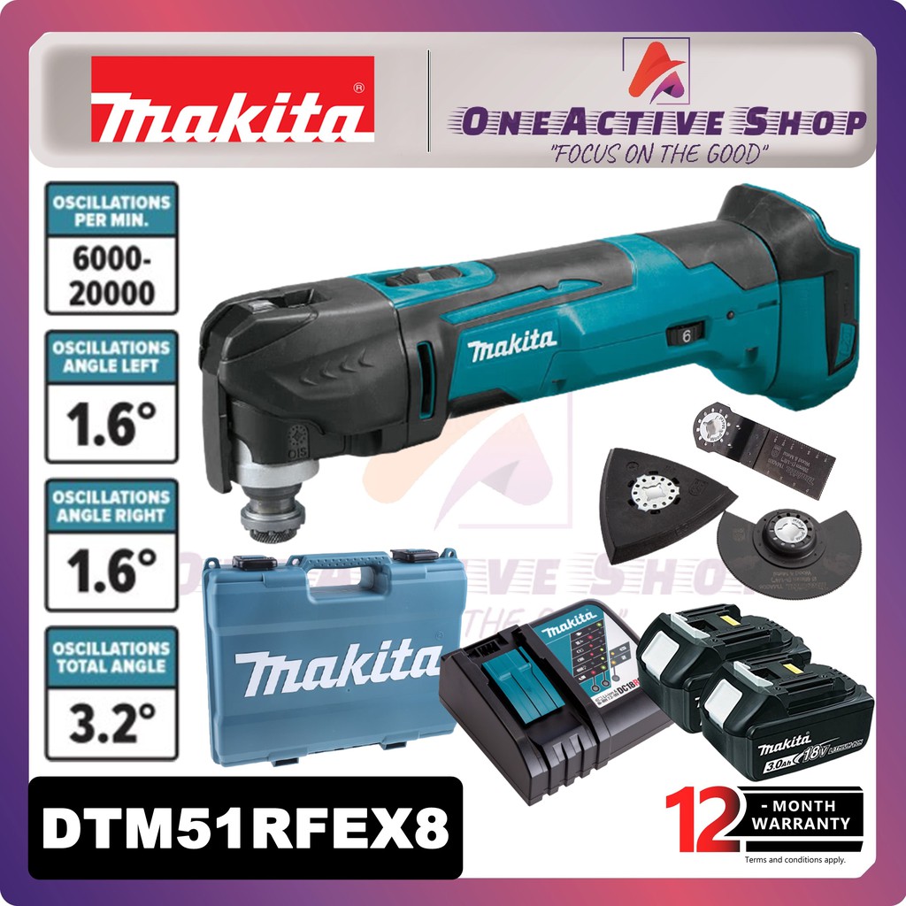 MAKITA 18V Cordless Multi Tool DTM51 1 Year Warranty ( MAKITA MULTI