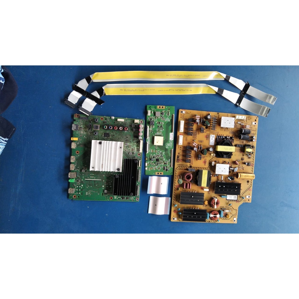 Sony KD75X8500E Mainboard, Powerboard, Tcon, Tcon Ribbon, LVDS