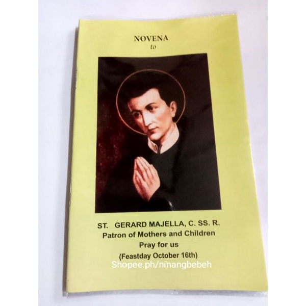 Saint Gerard Majella novena prayer (patron of Mothers and Children