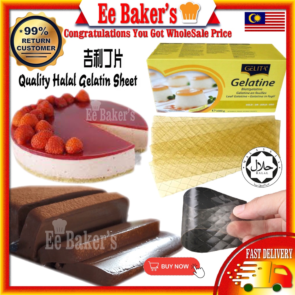 Premium Quality Gelatine Sheets Gelatin Keping Leaves gelatin halal