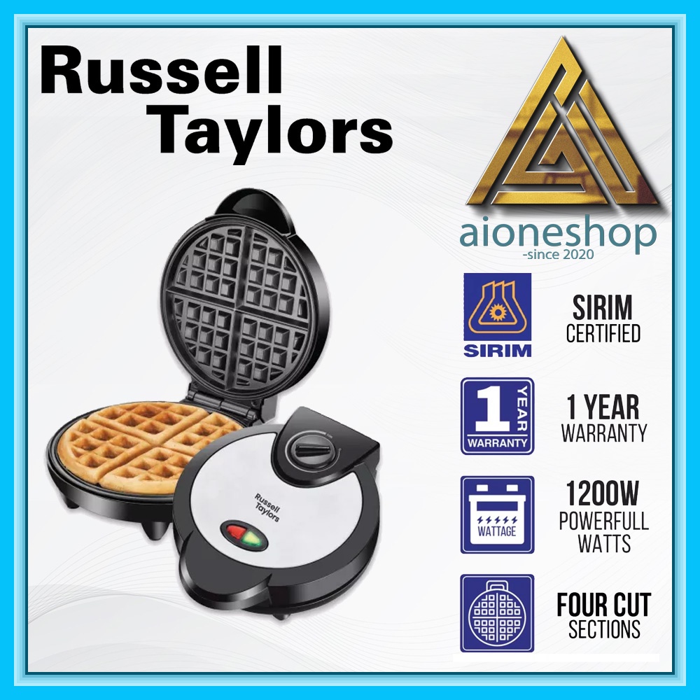 Russell Taylors Stainless Steel Belgian Waffle Maker Temperature