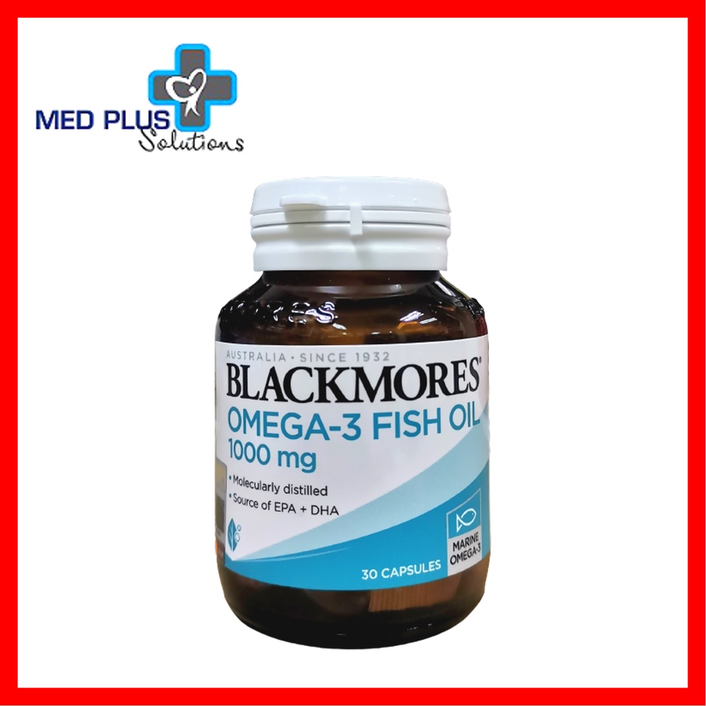 Blackmores Omega3 Fish Oil 1000mg 30's (EXP1/2026) Shopee Malaysia