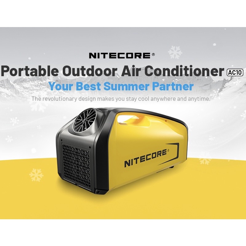 Nitecore AC10 Portable Outdoor Air Conditioner Camping Aircond Shopee