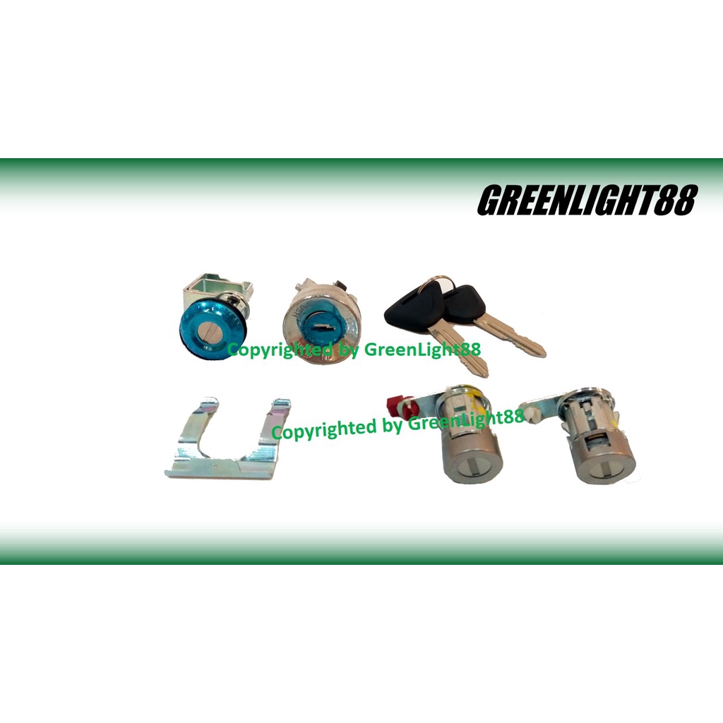 PROTON WIRA AEROBACK KEY SET / KEY LOCK SET / DOOR KEY SET FULL WITH