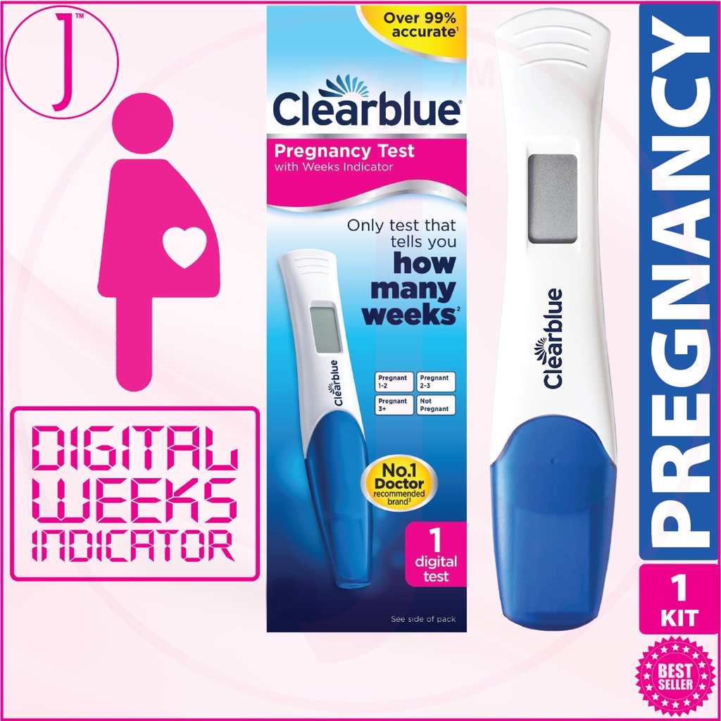 CLEARBLUE Digital Pregnancy Test Kit Uji Mengandung Hamil 1 SET