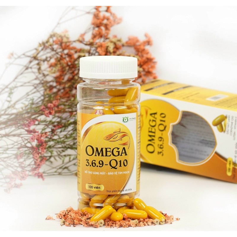 Omega 369Q10 Brain Supplement Bright Eyes Healthy Heart Enhance Memory