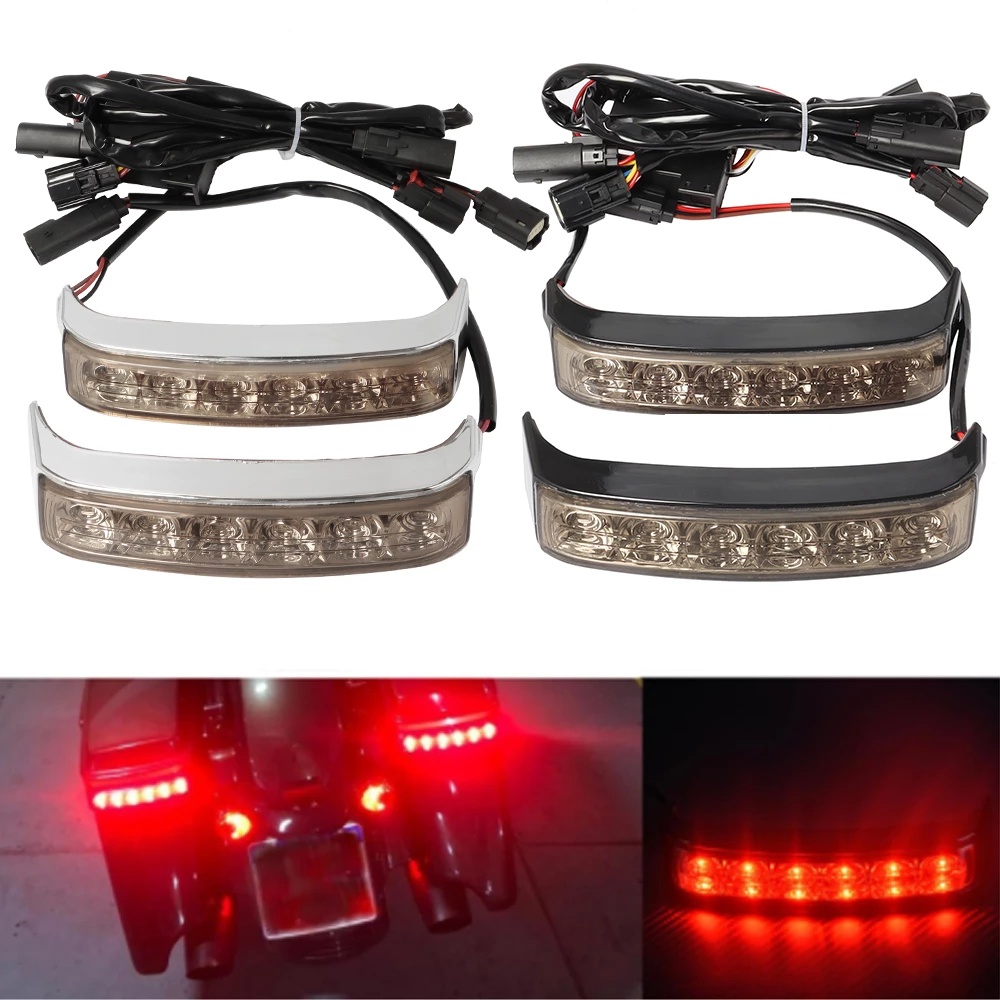 LED Saddlebag Tail Light Saddle Bag Turn Signal Light With Brake Lamp