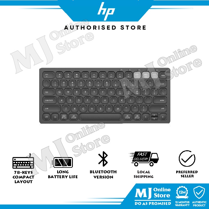 HP Wireless Bluetooth Keyboard Dual-Mode Notebook Computer Cellphone